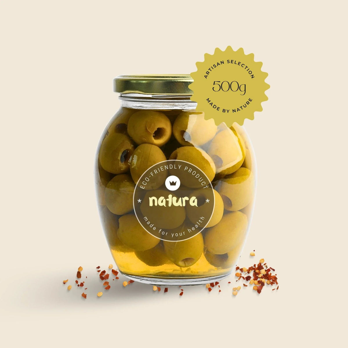 Golden Green Olives